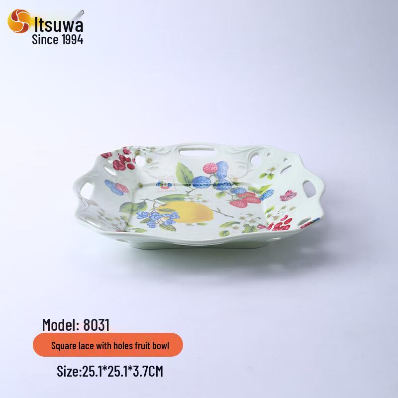 Wuhe Melamine Round Fruit & Snack Plate