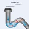 Kitchen Sink Drain Pipe with Overflow