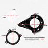 Capa de Polia MOTOX CLICK Premium com Tela Transparente Ajuste Exato para Motocicleta CLICK V2 V3 V4 Acessório de Substituição para Upgrade