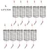 10PC Fishing Feeder Stainless Steel Bait Thrower Basket Feeder Holder Fishing Lure Cage Fishing Accessories Fishing Tackle