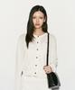 RE RHEE Logo Plaque Cardigan White