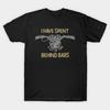 Men Black Print T-shirt I Have Spent A Lot Of Time Behind Bars - Rider Us No-Cut Transfer Paper Print Cotton Tshirt