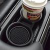 2pcs Black Car Cup Holder Anti-Slip Coasters Premium PVC Car Coasters Universal Fits PerfectyFor Most Cup Car Interior Accessori