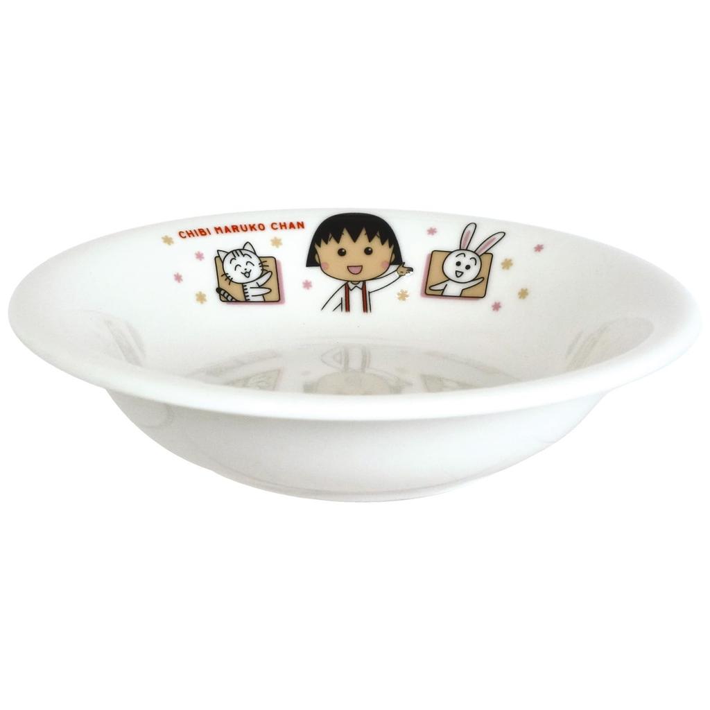 Fruit Microwave and Dishwasher Character Made In 127153 "Chibi Maruko-chan" Plate, 15cm, Safe, Tableware, Children's Tableware, Merchandise, Japan,