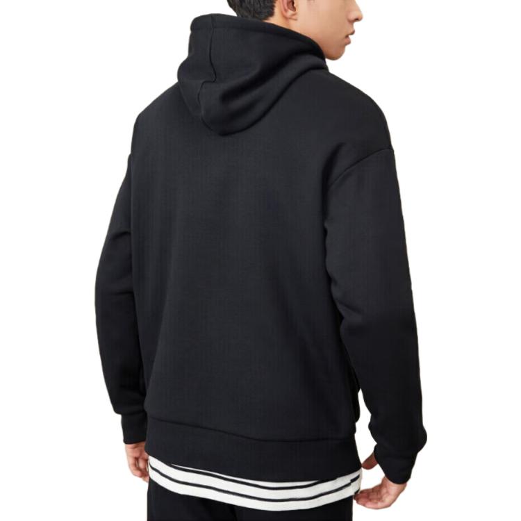 ANTA Basketball Collection Sweatshirts Men's Black Hooded Moderate Other 172241704N-3