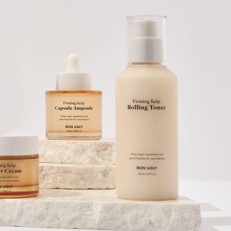 

bon ugly [2-piece set] Firming Kelp Capsule Ampoule 50ml + Toner 150ml single type