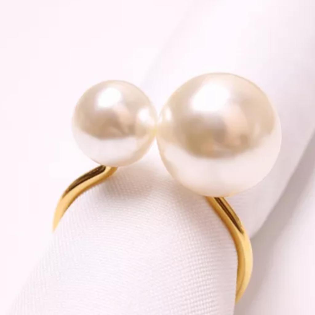 12pcs Napkin Ring Washable Decorative Exquisite Metal Napkin Ring Buckle for Wedding Party Banquet