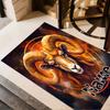 Aries Zodiac Portrait Customized Name Area Rug Design for Kitchen Dining Room Entryway Balcony Antislip Carpet Office home decor