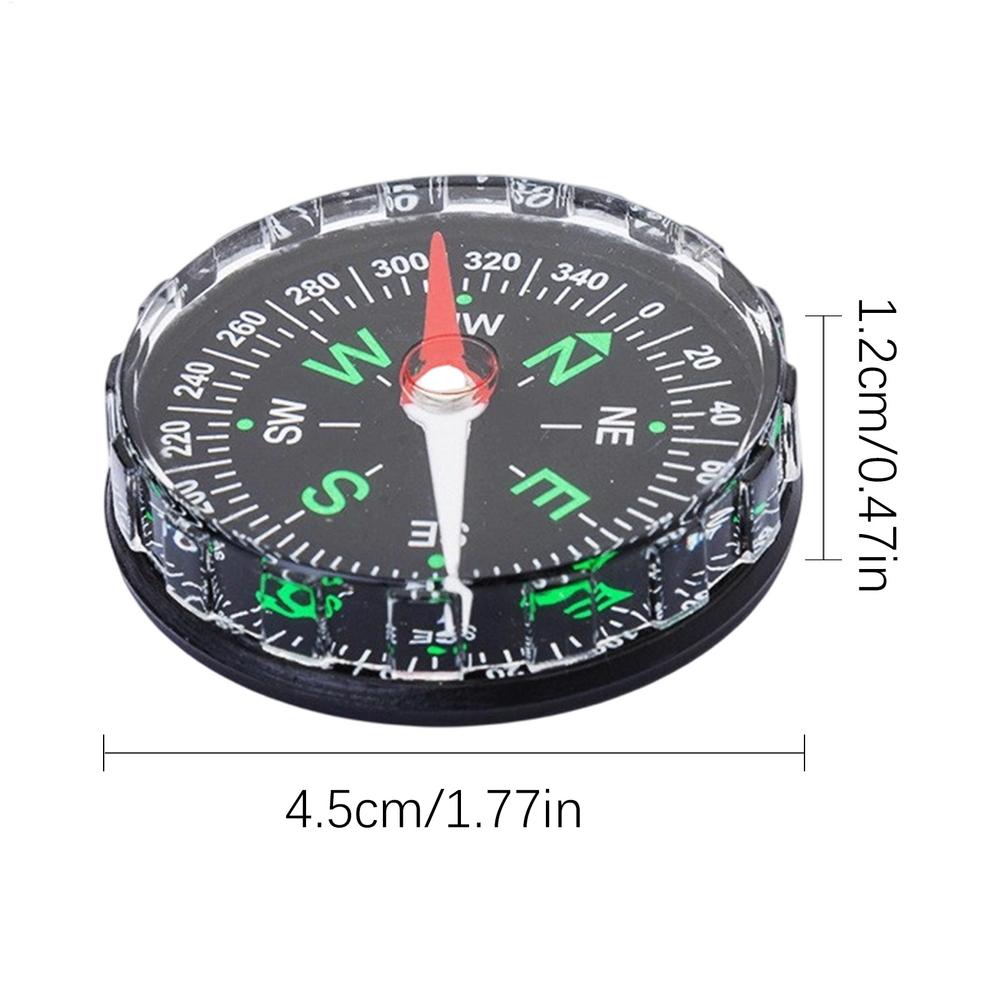 Waterproof Multifunctional Hiking Compass Portable Precise Navigation Tool For Outdoor Survival Mountaineering Boating Travel