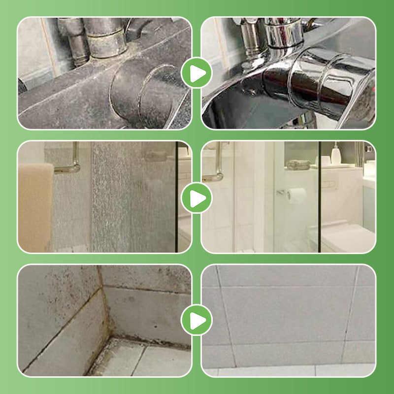 Universal Bathroom Cleaner Powerful Descaling Spray Toilet Faucet Tile & Glass - All-Purpose Bath & Shower Cleaning Tool