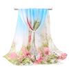 Chiffon Scarf for Women In Summer Ethnic Style New Style Gauze Scarf Korean Version for Women Versatile Sun Protection Shawl