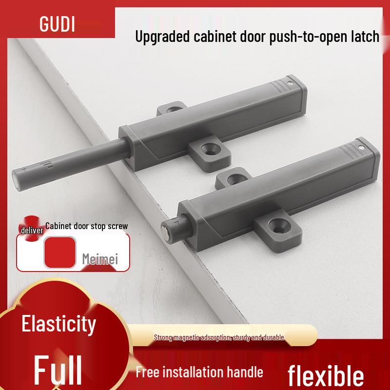 Wardrobe Push-to-Open Heavy-Duty Spring-Loaded Door and Drawer Component