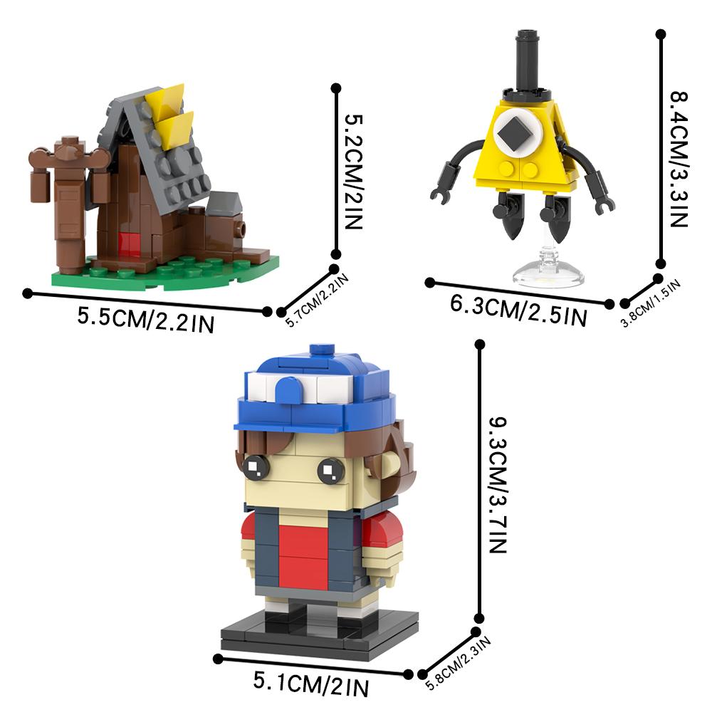 MOOXI The Last Airbender Coraline & the Secret Door Phineas and Ferb Dioramă DIY Set Blocuri de Construcție pentru Adulți Jucărie pentru Copii Cărămidă MOC