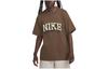 Nike Daily Vintage T Shirts Unisex Brown Crew Neck Moderate Straight Fit FB2736-259