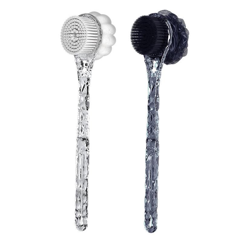 Luxurious Long-Handle Bath Brush and Exfoliating Back Scrubber