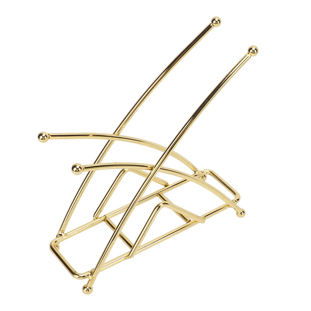 Napkin Holder Fashion Elegant Thickened X Shaped Hotel Table Napkin Holder Wrought Iron Vertical