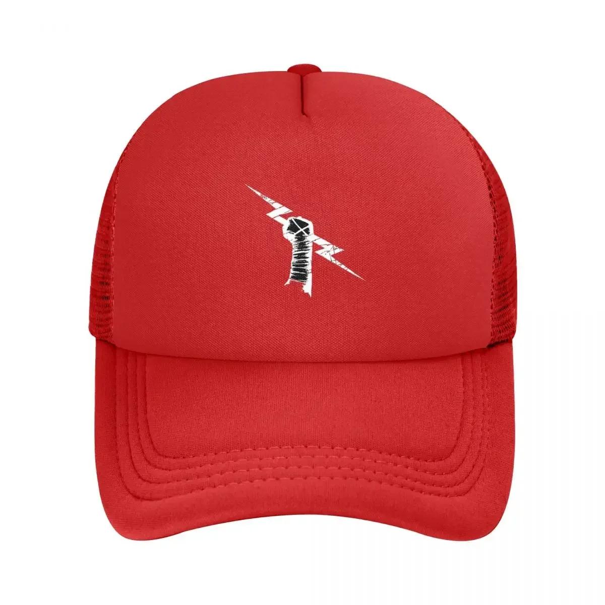 

Cm Punk Logo Mesh Baseball Caps Snapback Fashion Hats Breathable Casual Casquette Outdoor Unisex One Size