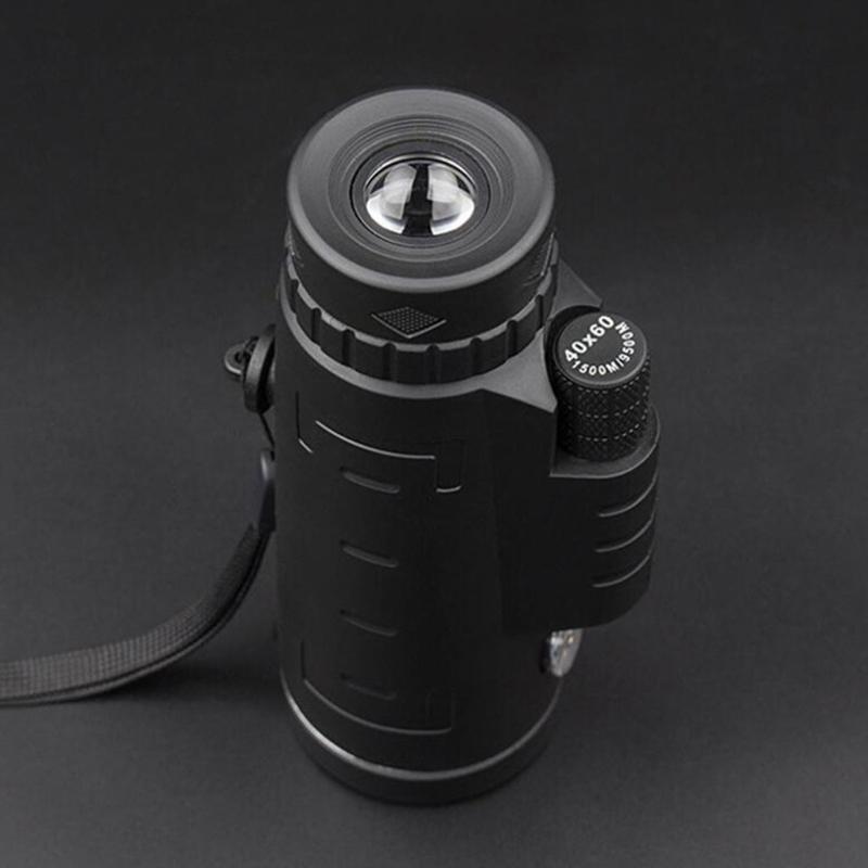 Monocular Telescope 40X60 High Power HD Monocular with Smartphone Holder & Tripod Waterproof Monocular for Bird Watching