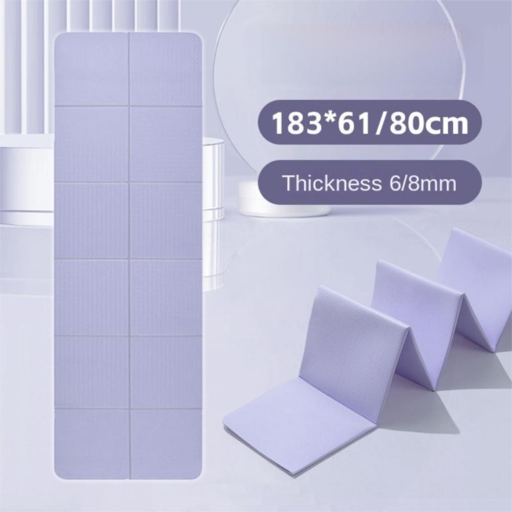 Non-Slip Surface Eco Friendly Yoga Mat Foldable Design Fitness Mat Foldable Yoga Mat  Home Workouts