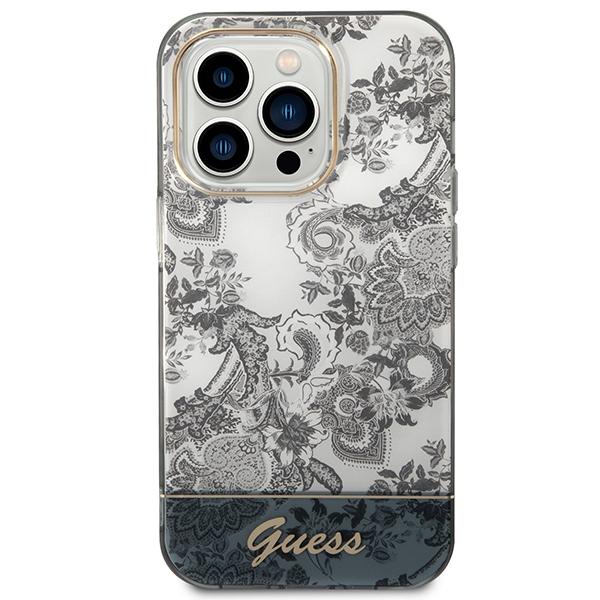 Guess Guhcp14Xhgplhg Iphone 14 Pro Max6,7 Szary/Grey Hardcase Porcelain Collection