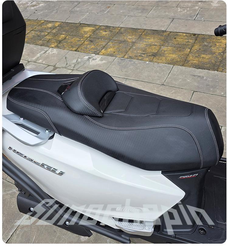 Compatible with Honda NS125GU SDH125T-45, Modified Leather Lowered Seat Cushion Assembly