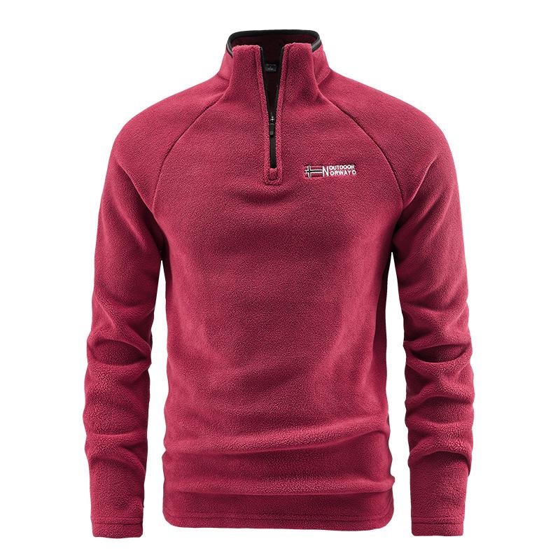 Spring Autumn Men's Jackets Fashion Men Zipper Pullover Men Soft Warm Sweatshirt