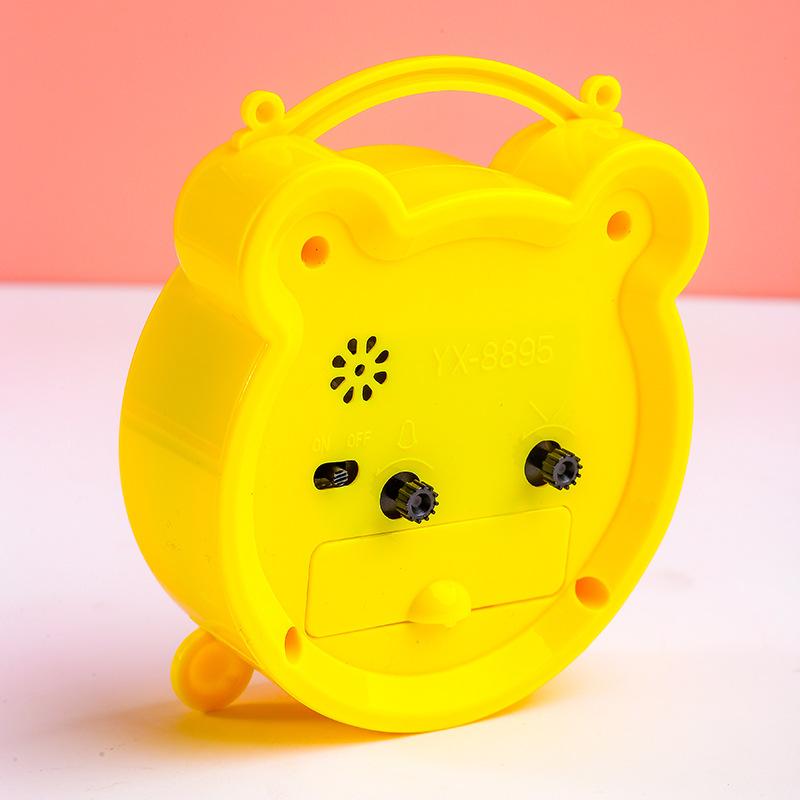 Alarm Clock Children Cartoon Clock Crystal Simple Internet Celebrity Small Alarm Desk Clock Jump Seconds Do Not Mute
