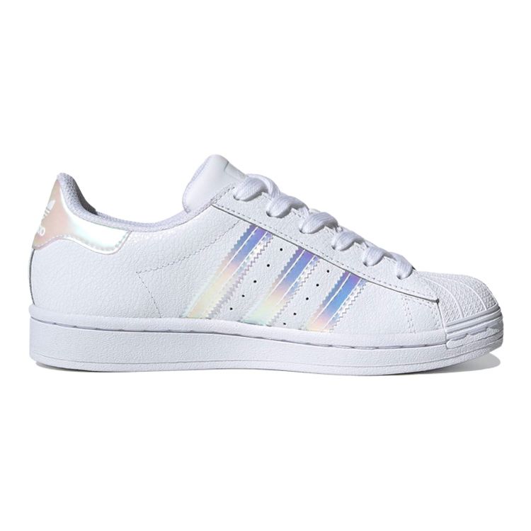 Adidas Originals Superstar Low Top Kids Skate Shoes White Laser Kids Skate Shoes FW0813