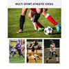 White Black Stripes Football Soccer Socks For Men Teenages Kids Boys Over the Calf Baseball Rugby Athletic Socks Women Girls
