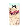 For Xiaomi Poco X3 Pro Back Cover 6.67" Cute Cat Patterns Transparent Bumper Cover For Xiaomi POCOX3 Pro POCO X 3 Cover Fundas