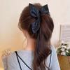 Wide Side Korean Hair Claw Large Size Ponytail Clip Versatile Banana Clip  Ballet Style