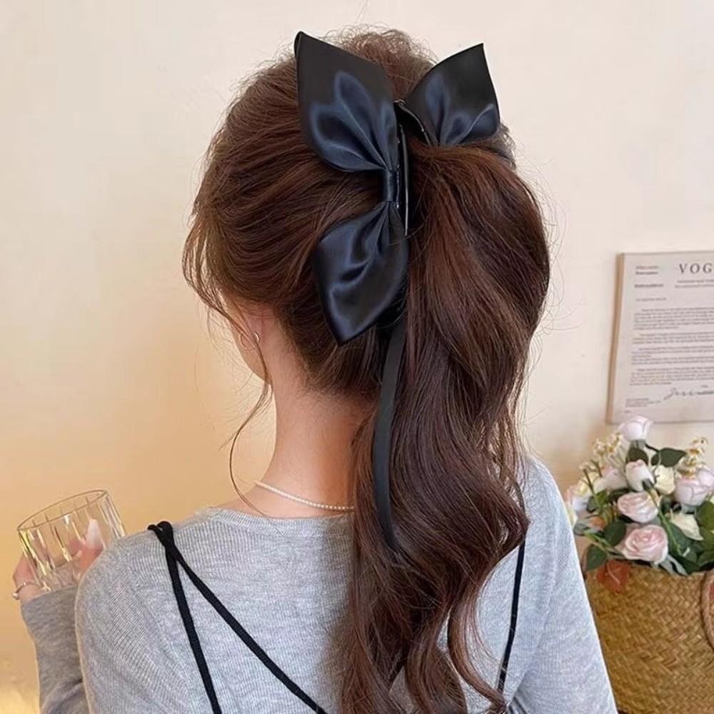 Wide Side Korean Hair Claw Large Size Ponytail Clip Versatile Banana Clip Ballet Style