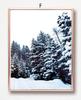 Scandinavian Poster Christmas Home Decor Wall Art Canvas Painting Winter Wooden House Picture Nordic Art Living Room Decoration