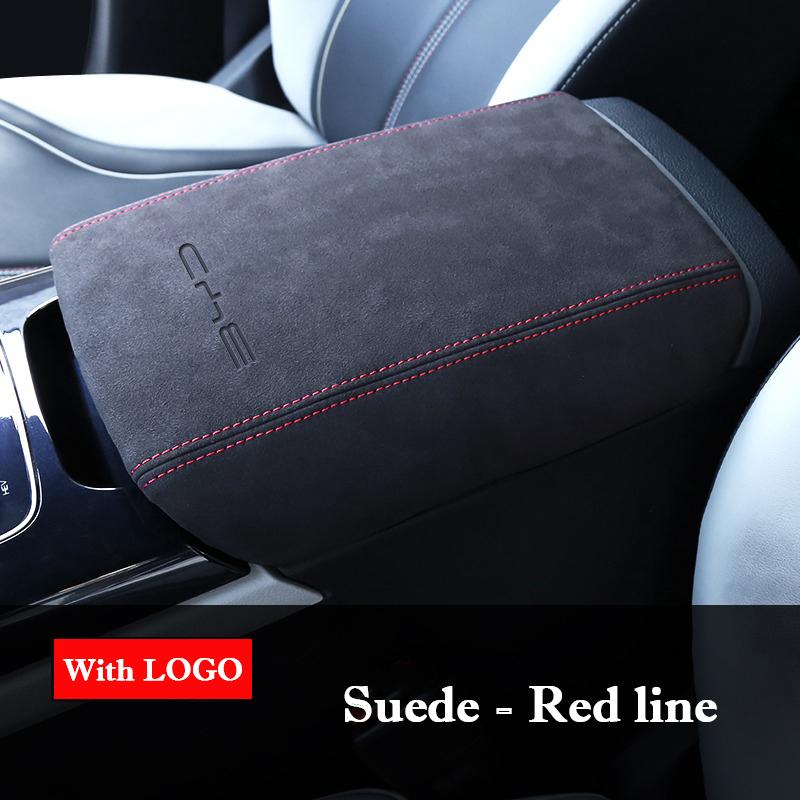 Central Control Armrest Pad Suede Leather Protector Mat Cushion Interior Armrest Cover for BYD KING Destroyer 05 -2024 2025