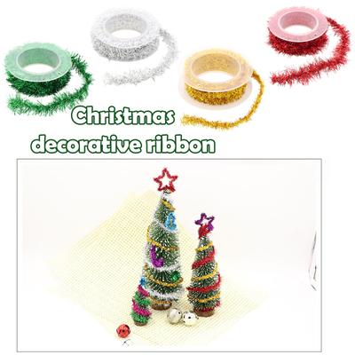 Christmas Color Decorative Ribbon Gift Box Packaging Tape Garland Ribbon