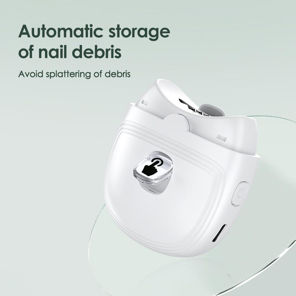 Automatic Nail Clippers Trimmer for Baby Adult Care Electric Nail Cutter Manicure Scissors Body Tools Rechargeable Nail Scissors