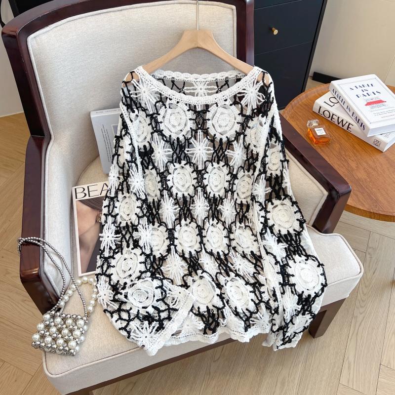 

DIMANAF 2025 Новая женская футболка с летучей мышью, вязаные базовые модные топы, футболки, повседневные свободные футболки One Size белый