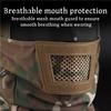 Outdoor Airsoft Mask for Men Sport Mask Headgear Full Face Protection Knight Headwear for Paintball Camping Sport Cycling