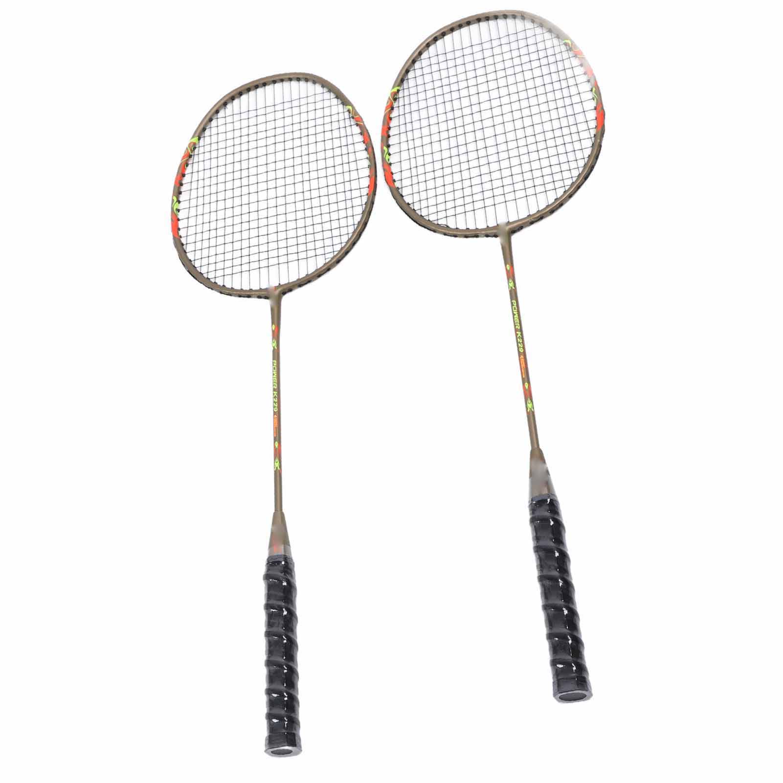 

Sports Badminton Rackets Lightweight Badminton Racquets Set Outdoor Backyard Games for Training Entertainment