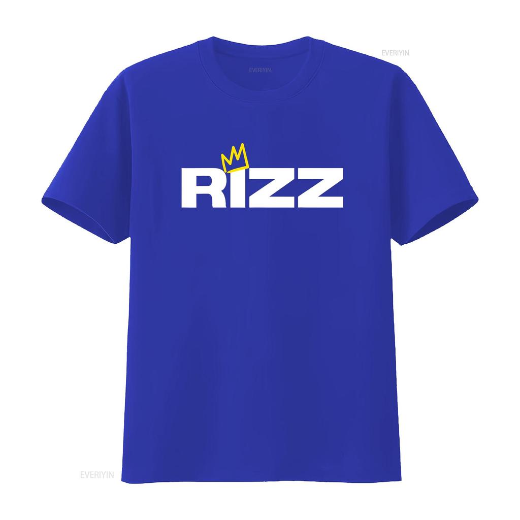 Rizz King or Queen T Shirt Vintage Washed Designer Clothes Breathable Graphic Stretched Fashion Versatile Casual Comfortable