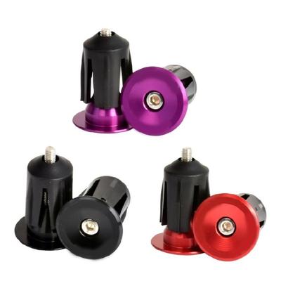 Grip Handlebar End Caps Handlebar Accessory 15-23.5mm Handlebar Expanding Plug 1 Pair Aluminium Handlebar Plugs Caps