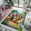 Cartoon Deer Elephant Animal Carpet for Living Room Bedroom Sofa Creative Doormat Home Decor Area Rug Large Size Luxury Gifts