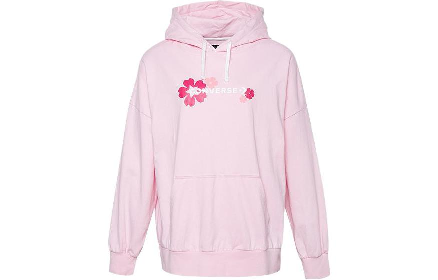 Converse Sweatshirts Women s Cherry Blossom Hooded Moderate Regular 10018477-A02 S