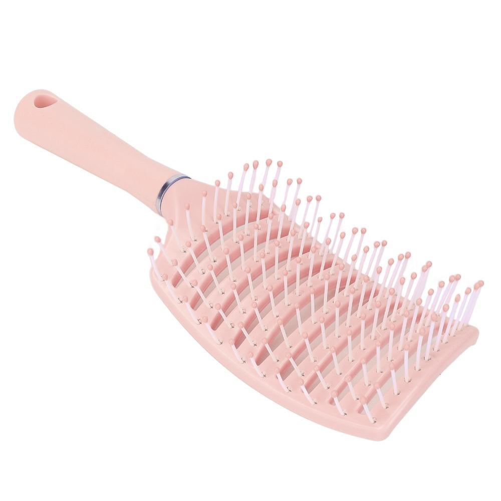 Large Detangling Hair Brush Professional Styling Hair Brush Vented Paddle Hair Brush For Women розовый