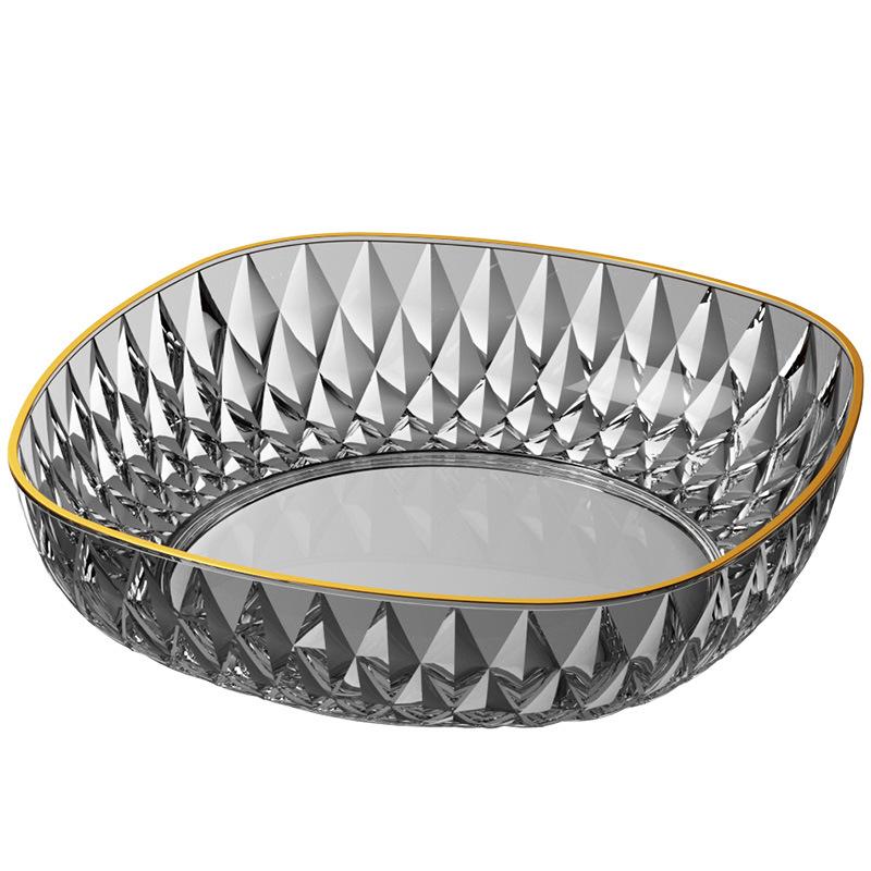 Fruit Plate Living Room Household Coffee Table Fruit Basket High-End Light Luxury Dried Fruit Snack Plate Snack Candy Basin