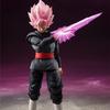 SHF Dragon Ball Super Saiyan Pink Hair Son Goku Articulated Joints Moveable PVC Action Figure Collectible Toys 16cm