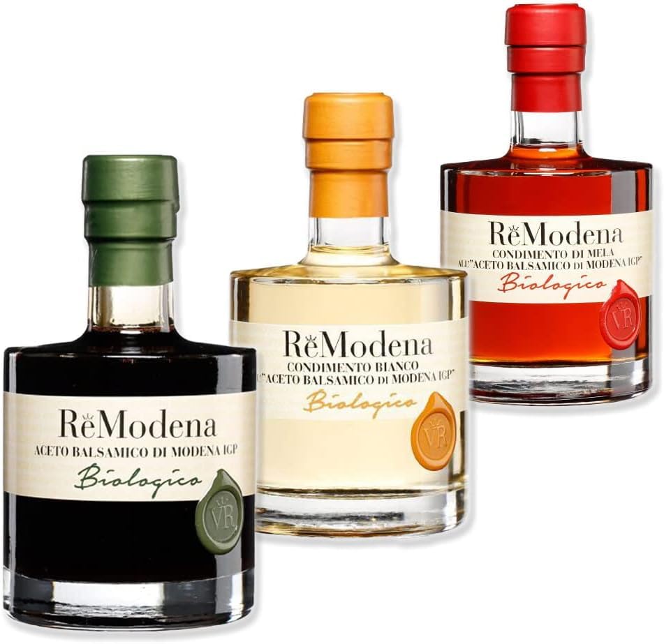 

Remodena Organic Balsamic Modena бальзамический уксус 250 мл 3 вида ассорти