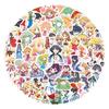100 Cartoon Anime Fox Spirit Matchmaker Stickers for Notebook, Water Bottle, Luggage, Car, Scooter
