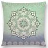 New Dreamy Sun Moon Stars Colorful Lotus Eternity Mandala Gorgeous Floral Pattern Design Prints Cushion Cover Pillow Case