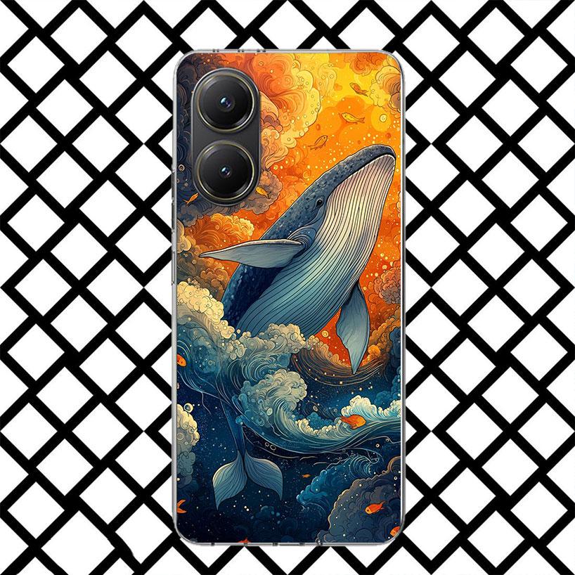 Humpback Whale Sea Giant Phone Case for Xiaomi Poco F7 Ultra X7 X6 X5 Pro X4 Gt M8 M7 Redmi 15 15C 13 13C 12 12C Soft Cover Fund